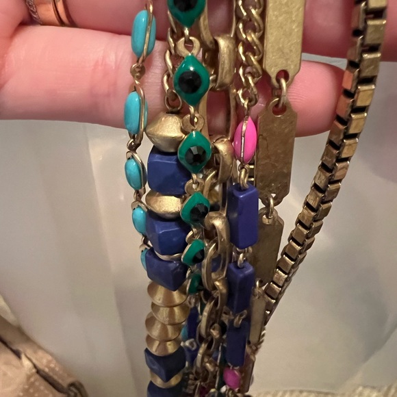 Stella & Dot Versatile Multi-Colored Necklace and Bracelet Set - Picture 5 of 5